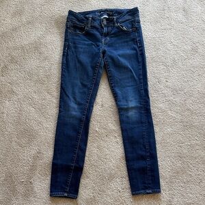 American Eagle Outfitters Deep Blue Skinny Jeans